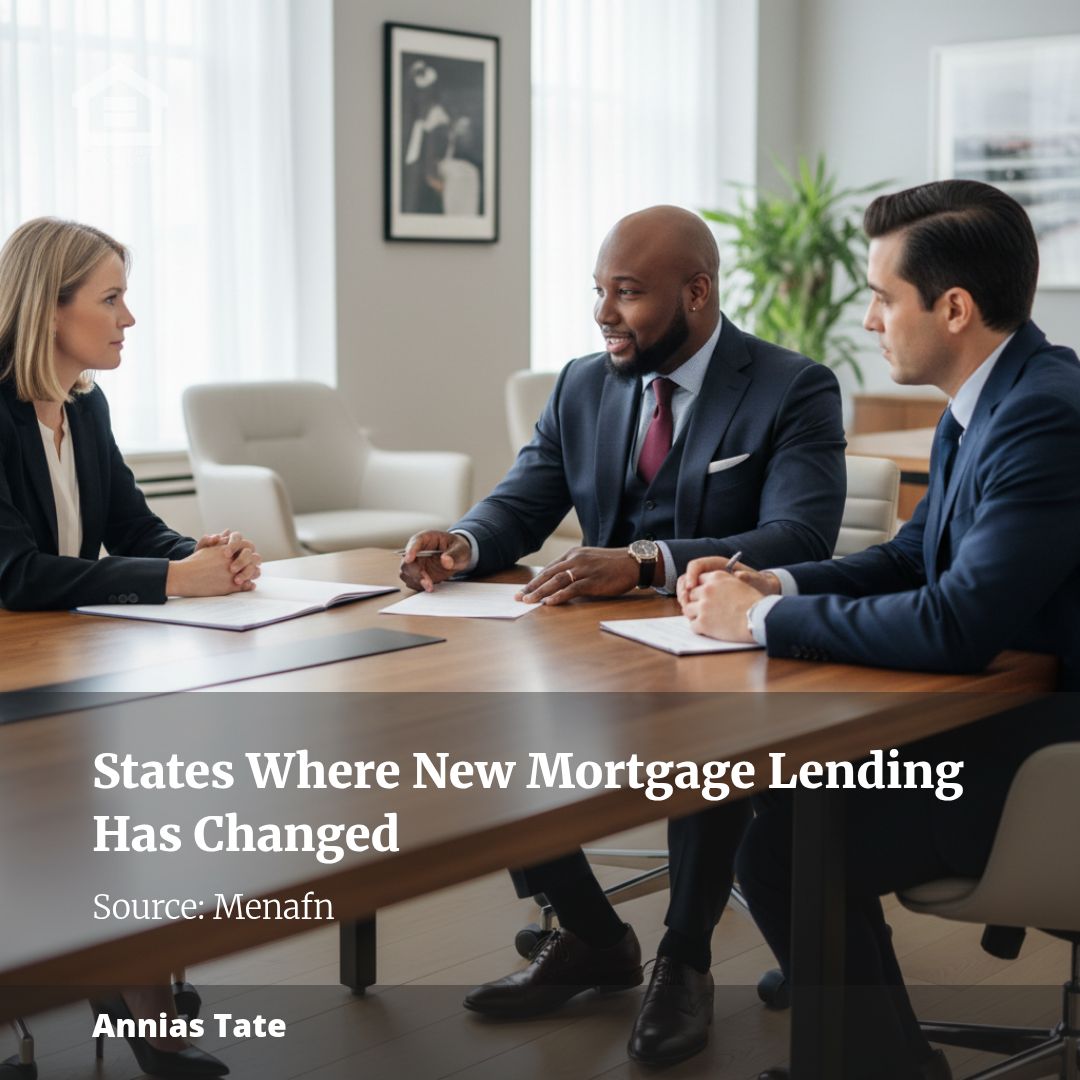 States Where New Mortgage Lending Has Changed